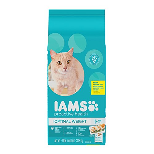 0019014712762 - IAMS DRY FOOD PROACTIVE HEALTH OPTIMAL WEIGHT DRY CAT FOOD, 7 LB