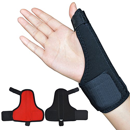 0190149025627 - BEYOUNG® ADJUSTABLE THUMB BRACE STABILIZER SUPPORT BRACE CARPAL TUNNEL WRIST SPLINT WITH THUMB STABILIZER - ONE SIZE FITS MOST