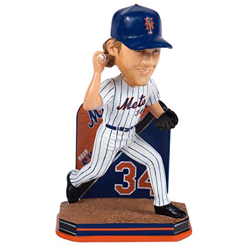 0190163143819 - NOAH SYNDERGAARD NEW YORK METS NAME AND NUMBER BOBBLEHEAD 2016 NEW IN COLLECTORS BOX