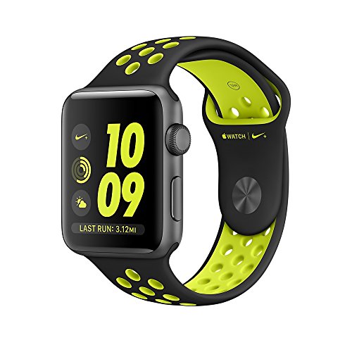 0190198212122 - APPLE WATCH NIKE+ 42MM SPACE GRAY ALUMINUM CASE WITH BLACK/VOLT NIKE SPORT BAND