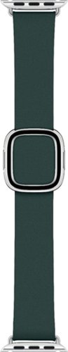 0190198845801 - LEATHER MODERN BUCKLE FOR APPLE WATCH™ 40MM - LARGE - FOREST GREEN