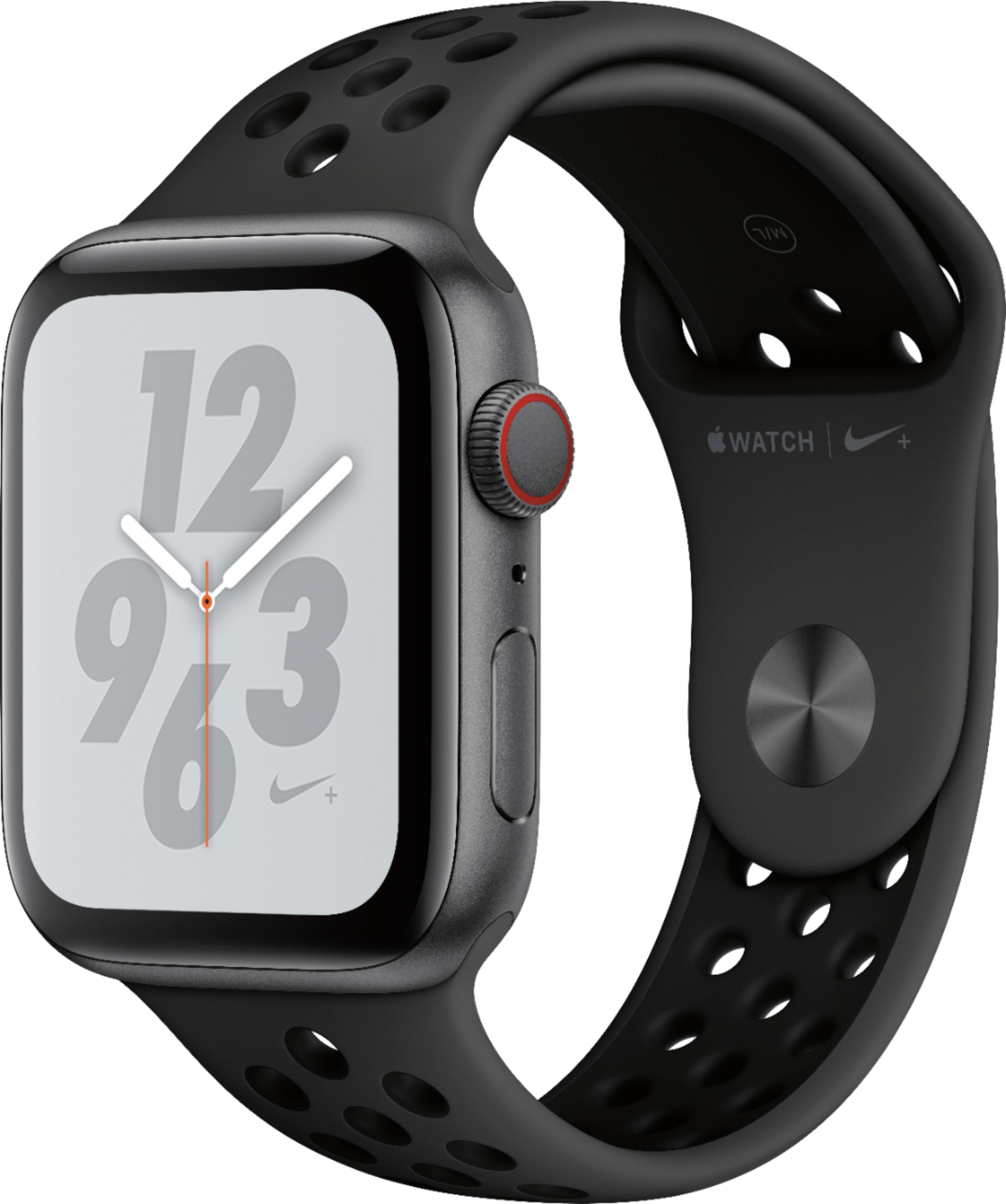 0190198865953 - APPLE WATCH NIKE+ SERIES 4 (GPS + CELLULAR) 44MM SPACE GRAY ALUMINUM CASE WITH ANTHRACITE/BLACK NIKE SPORT BAND - SPACE GRAY ALUMINUM