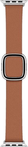 0190199239166 - LEATHER MODERN BUCKLE FOR APPLE WATCH™ 40MM - SMALL - SADDLE BROWN