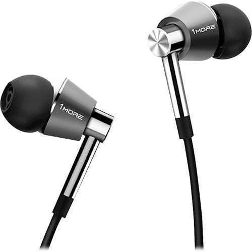 0190280100337 - 1MORE TRIPLE DRIVER IN-EAR HEADPHONES WITH IN-LINE MICROPHONE AND REMOTE (TITANIUM)