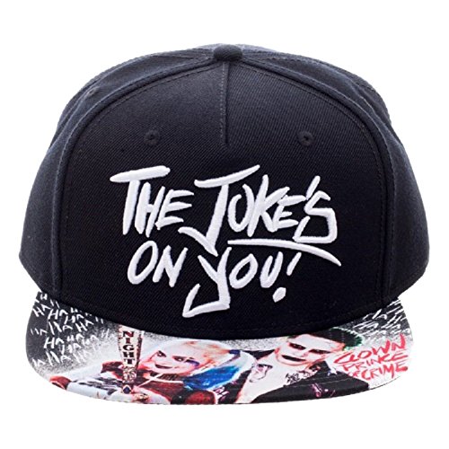 0190371145957 - SUICIDE SQUAD JOKER & HARLEY QUINN THE JOKES ON YOU! SUBLIMATED BILL SNAPBACK