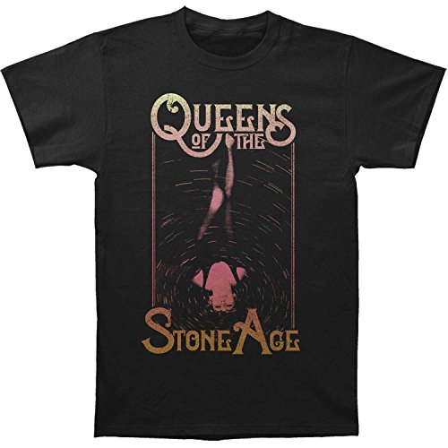 0190455360399 - QUEENS OF THE STONE AGE MEN'S SUBMERSE SLIM FIT T-SHIRT LARGE BLACK