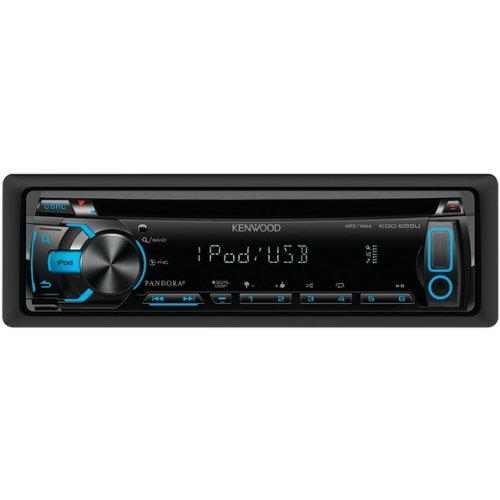 0019048200600 - KENWOOD KDC-255U IN-DASH USB/CD RECEIVER - MADE FOR IPHONE