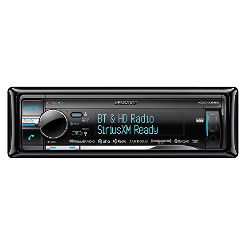 0019048206534 - KENWOOD EXCELON KDC-X998 CD RECEIVER WITH BUILT-IN BLUETOOTH AND HD RADIO