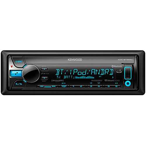 0019048213501 - KENWOOD CD SINGLE DIN IN-DASH BLUETOOTH CAR STEREO RECEIVER