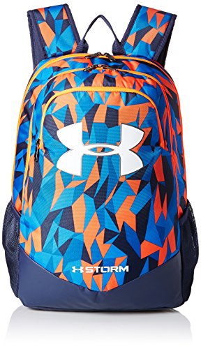 0190510405966 - UNDER ARMOUR BOYS' STORM SCRIMMAGE BACKPACK, MAKO BLUE/MIDNIGHT NAVY, ONE SIZE