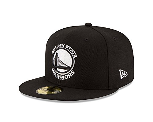0190531059889 - NEW ERA NBA BLACK & WHITE 59FIFTY FITTED CAP, 7.625