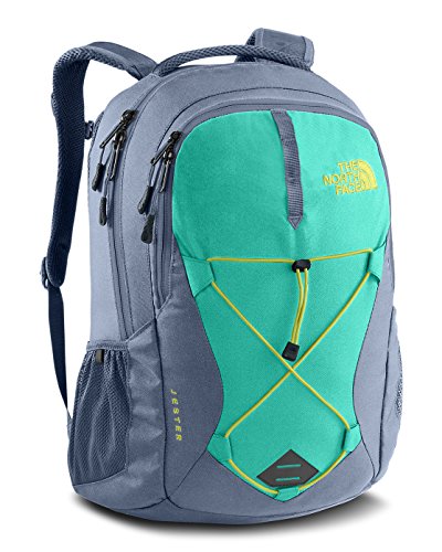 0190542098617 - THE NORTH FACE WOMEN'S JESTER BACKPACK FOLKSTONE GRAY/WILD LIME ONE SIZE