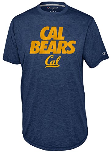 0190578311483 - NCAA CALIFORNIA GOLDEN BEARS MEN'S TOUCHBACK SHORT SLEEVE TEE, LARGE, SPORTS NAVY HEATHER