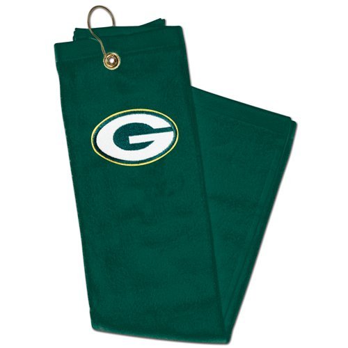 1906502867839 - GREEN BAY PACKERS NFL GOLF TOWEL 15X25 TRI-FOLD SPORTS FOOTBALL RAG HOOK CLIP OFFICIALLY LICENSED NFL MERCHANDISE