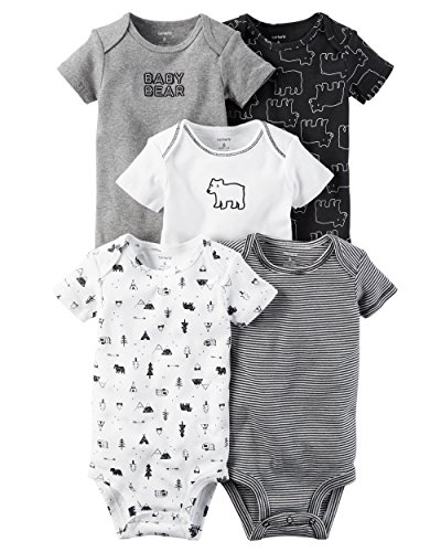 0190795616279 - WILLIAM CARTER BABY BOYS' 5 PACK BODYSUITS (BABY) BEAR, 18 MONTHS