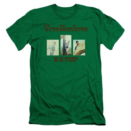 0190860374165 - ZZ TOP - TRES HOMBRES - SLIM FIT SHORT SLEEVE SHIRT - SMALL