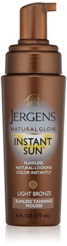 0019100209374 - JERGENS NATURAL GLOW INSTANT SUN MOISTURIZING MOUSSE, LIGHT, 6 OUNCE