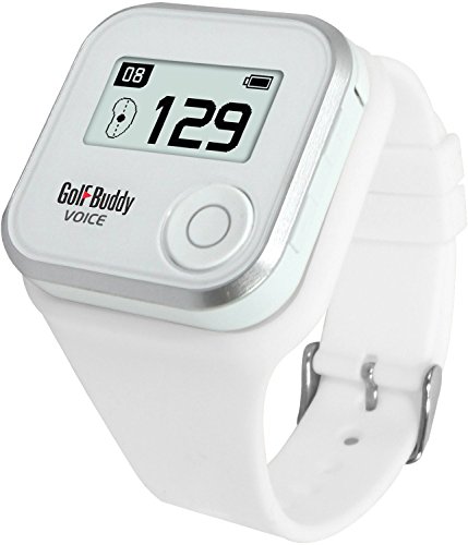 0019100362338 - GOLFBUDDY GOLF GPS RANGEFINDER, VS4, VOICE, COME WITH WRISTBAND (VOICE GPS +WHITE WRISTBAND)