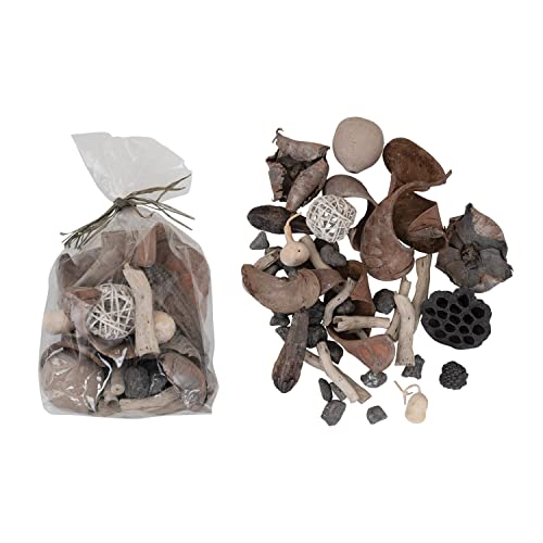 0191009462934 - CREATIVE CO-OP NATURAL ORGANIC MIX IN BAG DRIED FLORALS, 7 L X 6 W X 9 H, MULTICOLOR