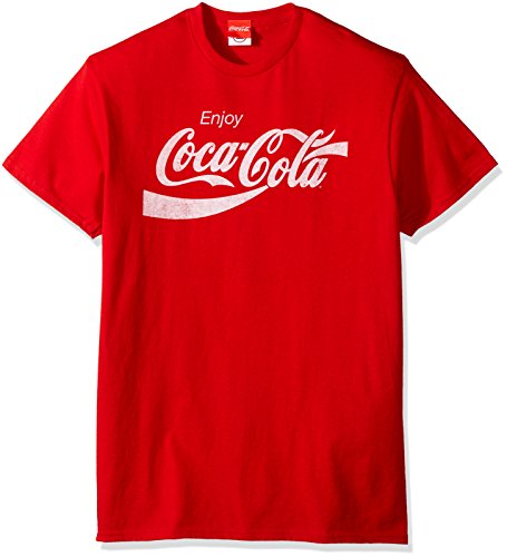 0191231298615 - COCA-COLA MEN'S EIGHTIES COKE SHORT SLEEVE T-SHIRT, RED, X-LARGE