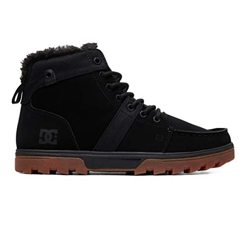 0191282886403 - DC MENS COLD WEATHER CASUAL SNOW BOOT, BLACK/GUM, 10.5 US