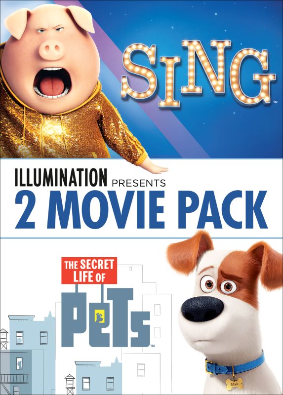 0191329056950 - ILLUMINATION PRESENTS: 2-MOVIE PACK - SING/THE SECRET LIFE OF PETS