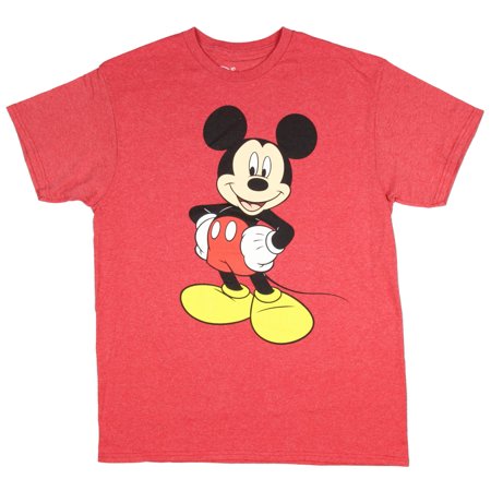 0191685030106 - MICKEY MOUSE DISNEY FUNNY GRAPHIC TEE CLASSIC VINTAGE DISNEYLAND WORLD MENS ADULT T-SHIRT (LARGE)