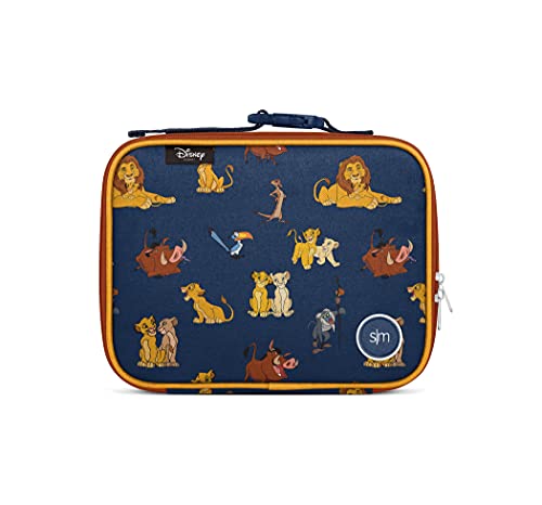 0191719141549 - SIMPLE MODERN KIDS LUNCH BAG - INSULATED REUSABLE MEAL CONTAINER BOX FOR BOYS, GIRLS, WOMEN, MEN, SMALL HADLEY, DISNEY: LION KING FRIENDS