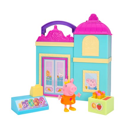 0191726015406 - PEPPA PIG LITTLE ICE CREAM SHOP PLAYSET – INCLUDING 1 ICE CREAM SHOP PLAYSET, 1 EXCLUSIVE FIGURE, 1 CASH REGISTER, 1 ICE CREAM STAND – TOYS FOR TODDLERS AND KIDS