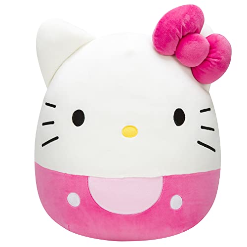 0191726435822 - SQUISHMALLOWS HELLO KITTY PINK BOW & SHORTS 14-INCH PLUSH - SANRIO ULTRASOFT STUFFED ANIMAL LARGE PLUSH TOY, OFFICIAL KELLYTOY PLUSH, 14 INCHES