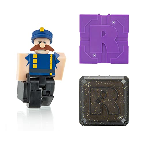 0191726436737 - ROBLOX ACTION COLLECTION - BIG BANK ROBBERY: EDGUARD & BOZ DELUXE BLIND FIGURE + TWO MYSTERY FIGURE BUNDLE
