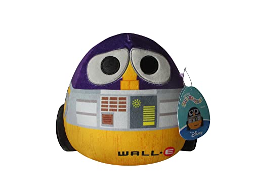 0191726437581 - SQUISHMALLOWS DISNEY AND PIXAR 8-INCH 2-PACK PLUSH - ADD WALL-E AND EVE TO YOUR SQUAD, ULTRASOFT STUFFED ANIMAL LITTLE PLUSH, OFFICIAL KELLY TOY PLUSH