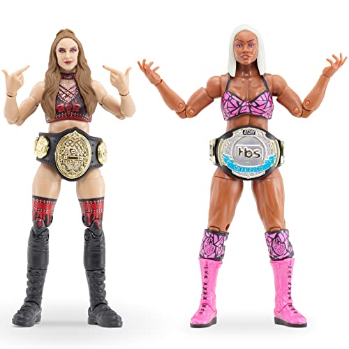 0191726491460 - ALL ELITE WRESTLING AEW UNRIVALED BRITT BAKER AND JADE CARGILL 2 PACK - AMAZON EXCLUSIVE 6-INCH BRITT BAKER AND JADE CARGILL FIGURES WITH ACCESSORIES