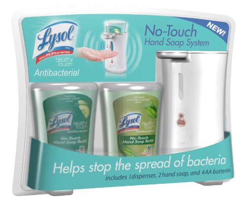 0019200835602 - LYSOL HEALTHY TOUCH HAND SOAP 1 PLUS 2 STARTER KIT, 17 OUNCE