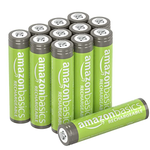 0192233053073 - AMAZONBASICS AAA RECHARGEABLE BATTERIES (800 MAH), PRE-CHARGED - PACK OF 12