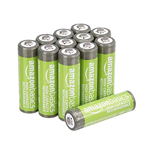 0192233056920 - AMAZONBASICS AA HIGH-CAPACITY RECHARGEABLE BATTERIES 2400MAH (12-PACK) PRE-CHARGED