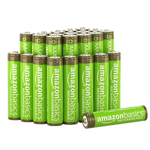 0192233057002 - AMAZONBASICS AAA RECHARGEABLE BATTERIES (24-PACK) 800MAH PRE-CHARGED