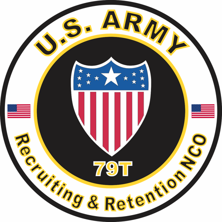 0192408059473 - 3.8 INCH U.S. ARMY MOS 79T RECRUITING & RETENTION NCO