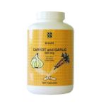 0019277000286 - CARROT AND GARLIC 100 VEG CAPSULES 500 MG,1 COUNT