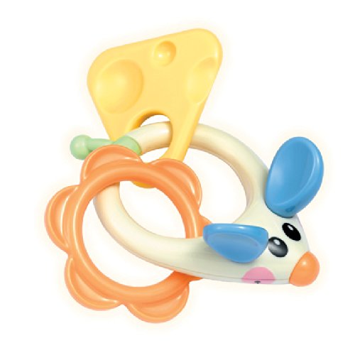 0019287800425 - TOLO MOUSE RATTLE BABY TOY