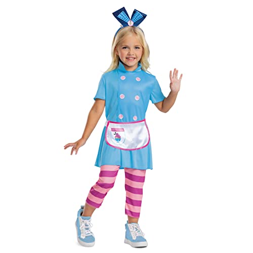 0192995045453 - ALICE COSTUME FOR KIDS, OFFICIAL DISNEY ALICES BAKERY COSTUME, TODDLER SIZE MEDIUM (3T-4T)