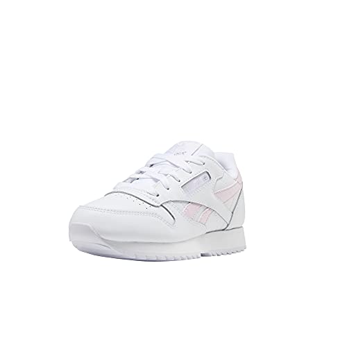 0193099128004 - REEBOK BABY GIRLS CLASSIC LEATHER SNEAKER, WHITE/PIXEL PINK, 7 INFANT