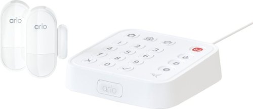 0193108143585 - ARLO HOME SECURITY SYSTEM - WIRED KEYPAD SENSOR HUB, 8-IN-1 SENSORS, 24/7 PROFESSIONAL MONITORING- NO CONTRACT REQUIRED, DIY INSTALLATION, ALARM SYSTEM FOR HOME SECURITY, HOME AUTOMATION – SS1201
