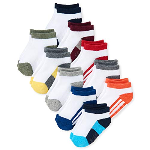 0193511695060 - THE CHILDRENS PLACE BABY BOYS 10 PACK ANKLE SOCKS, MULTI CLR, 6-12MONTHS