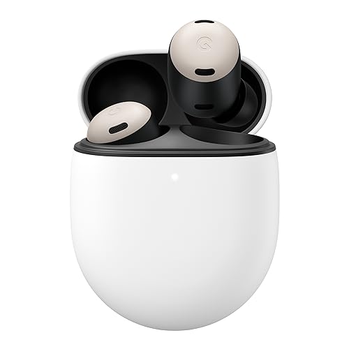 0193575037219 - GOOGLE PIXEL BUDS PRO - NOISE CANCELING EARBUDS - UP TO 31 HOUR BATTERY LIFE WITH CHARGING CASE - BLUETOOTH HEADPHONES - COMPATIBLE WITH ANDROID - PORCELAIN