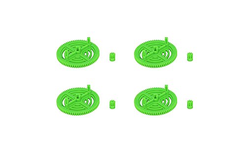 0019372046097 - PARROT AR DRONE 1 & 2.0 QUADCOPTER SPARE PARTS MOTOR PINION AND SPUR GEAR (GREEN) PARROT AR DRONE 1.0 & 2.0 REPAIR GEARS REPLACEMENT PINION AND SPUR SPARE PARTS