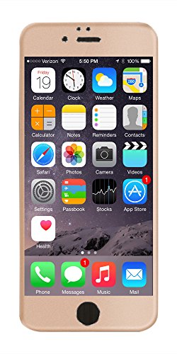 0019372892090 - KYASI GLADIATOR GLASS BALLISTIC CURVED DESIGN WITH GOLD BORDER FOR IPHONE 6 PLUS - 1 TEMPERED GLASS SCREEN PROTECTOR WITH LIFETIME WARRANTY