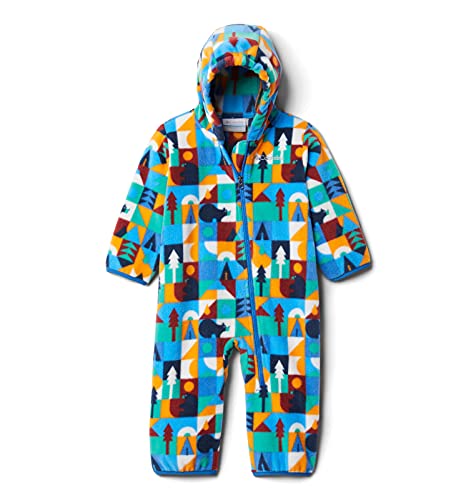 0194004418814 - COLUMBIA BABY BOYS SNOWTOP II BUNTING, BRIGHT INDIGO BEARLY THERE, 18-24 MONTHS