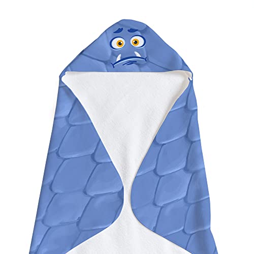0194030622032 - CAROLINES TREASURES SLATE BLUE MONSTER SOFT AND ABSORBENT TOWELHOODED HOODED BABY TOWELS, 30X30