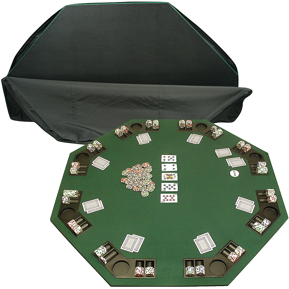 0194189538246 - TOY TIME - DELUXE POKER & BLACKJACK TABLE TOP W/ CASE